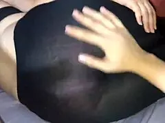 Doña Mary chills in leggings then lets me grope her fat ass