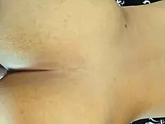 rough doggystyle with hot latina single mom on balcony quickie ride