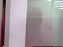 Skinny hotwife blindfolded for hubby's bbc surprise as monster cock stretches her petite pussy