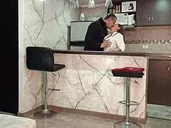 latina milf secretary BENT OVER deep DOGGYSTYLE FUCKED hard after work CUMSHOT mouth facial