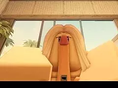 omg 😍 busty roblox blonde teen slut gets her big tits and ass destroyed by stepdad on beach!!