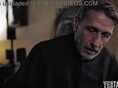 cheating busty milf seduces priest begging forgiveness with sex