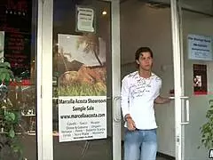 gorgeous blonde milf hairdresser makes me so horny and adorable