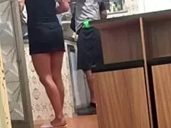 Belinha hotwife flashes and seduces delivery guy then uber rider.