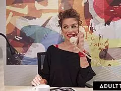 Co-Workers NAUGHTY Christmas Vintage Photoshoot TURNS WILD Orgy