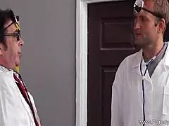 i get so aroused in clinic sessions fingering licking blonde milf pussy hardcore handjob cumshot