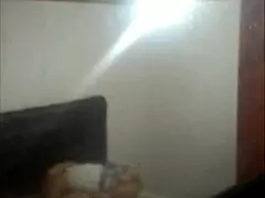 i secretly filmed stepsister riding stepdad's cock cowgirl style through bedroom door voyeur