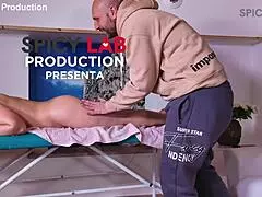 wanna fuck masseuse and wife together in steamy spa creampie?