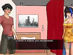 confined with goddesses cap 16: sexy brunette milf cheats fucking big ass with infiel amiga