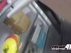 damn this pervert cop's huge cock has me the horny teen thief ready to fuck