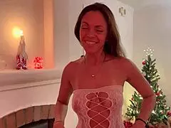 Hubby watches hot milf deepthroat monster cock rimjob then swallow huge load