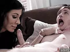 Hey stepson need help with that big cock mommy's shaved pussy is ready for face sitting domination