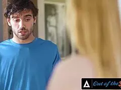 stepmom shows virgin stepson deepthroat and pussy riding in caring lesson