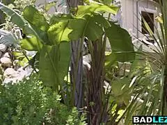 Busty Asian Milfs Strapon-Rail Peeping Teen Babysitter in Threesome