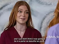 Holy fuck, masseuse tongues milf-in-law's wet pussy to kill nerves!