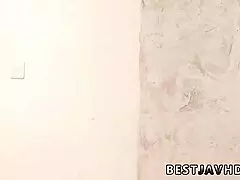 big titted anju akane showers then titty fucks and sucks off hard