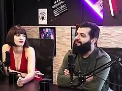 lady snow and lord kenobi share SENSUAL CAST highlights with SHEER RED outfits in part 4 outdoor play