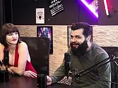 lady snow and lord kenobi share SENSUAL CAST highlights with SHEER RED outfits in part 4 outdoor play