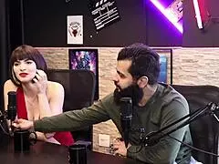 lady snow and lord kenobi share SENSUAL CAST highlights with SHEER RED outfits in part 4 outdoor play