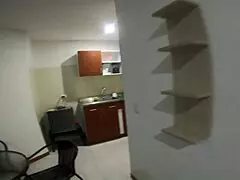 Random Street Girl Grabs Dick in Bathroom After Food Beg for Fuck