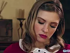 Aunt's hairy pussy awaits your tongue in old young lesbian taboo