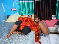 desi boyfriend pounds girlfriend's mom hard at night full scene
