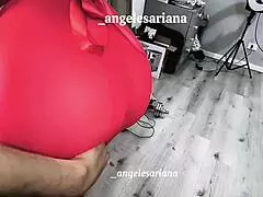 on christmas my boyfriend gave me a huge 25cm cock anal creampie as the best gift ever