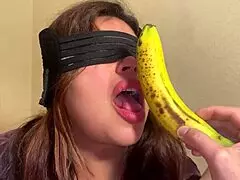 horny stepmom mistakes my cock for banana an begs for creampie cum