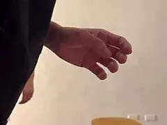 i couldn't resist that muscular argentinian milf's monster cock blowjob behind her clueless husband's back