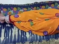 indian village girl sneaks out at midnight for boyfriend's rough sex moans