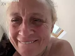 Pov of oiled bbw milf spreading big pussy lips and fisting wet hole on bed close up.