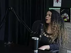 charlotte talks fish collection then gets humiliated in sheer red watch her