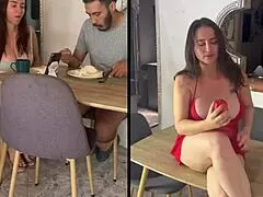 Why's this curvy colombian milf's huge clit throbbing for anal?