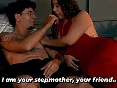 after his girlfriend breaks up with him the caring stepmother comforts her heartbroken stepson