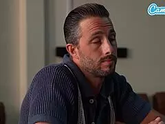 Banging this busty latina milf barista's big ass anally feels so damn good