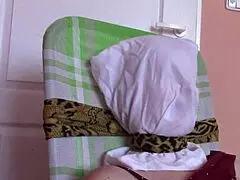 check out my mommy tied up in scarf bondage n leggings