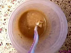 hey i'm prepping food and toothbrush for my little piggy pet