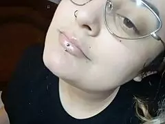 latina milf flaunts sweet thin glossed lips backstage curvy tease