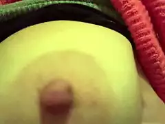 Italian milf artemisia love bounces massive natural tits in steamy solo play