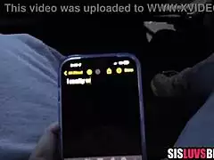 stepsis rides me hard in backseat while stepmom drives 🚗💦🔥