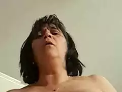 stepmom's curvy body jiggles riding stepson pov in lingerie