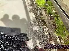 ever caught a french milf giving stranger blowjob on nude beach with cumshot?