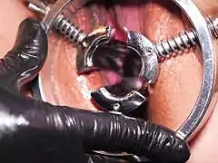 watch lady soniac wild milf explode in orgasm from medieval speculum fisting!!