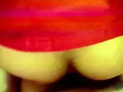 latina stepmom flashes curvy ass then takes stepbro's big cock creampie