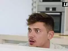 one romanian milf takes on two big cocks alongside latina milf in steamy encounter