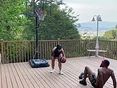 Oh man thick latina milf Monica Santhiago rides Rome Major's monster cock poolside deep!