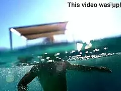 julia north all natural milf takes underwater anal pounding in pool