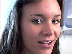 Latina milf slams down on thick cock reverse cowgirl!