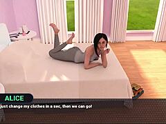 3D animated MILF gameplay demo