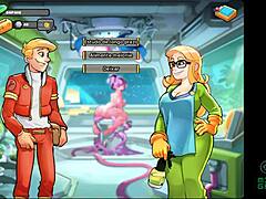 Cartoon MILF in space adventure